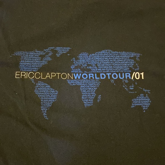 Eric Clapton World Tour T shirt - Picture 6 of 6